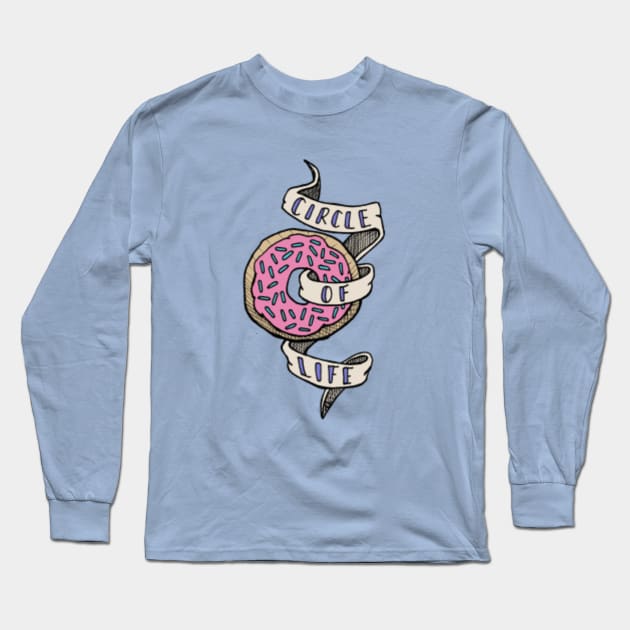 Circle of Life Long Sleeve T-Shirt by picklenickel